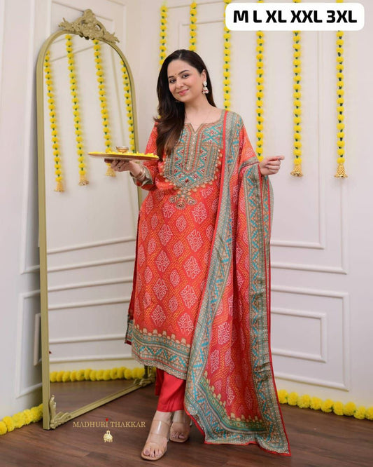 Muslin Readymade Salwar Sets