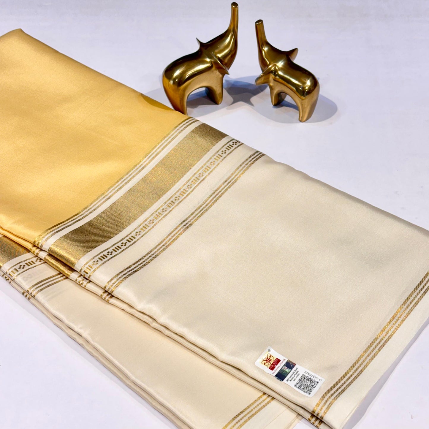 KSIC 3D Pattern Pure Mysore Silk Sarees