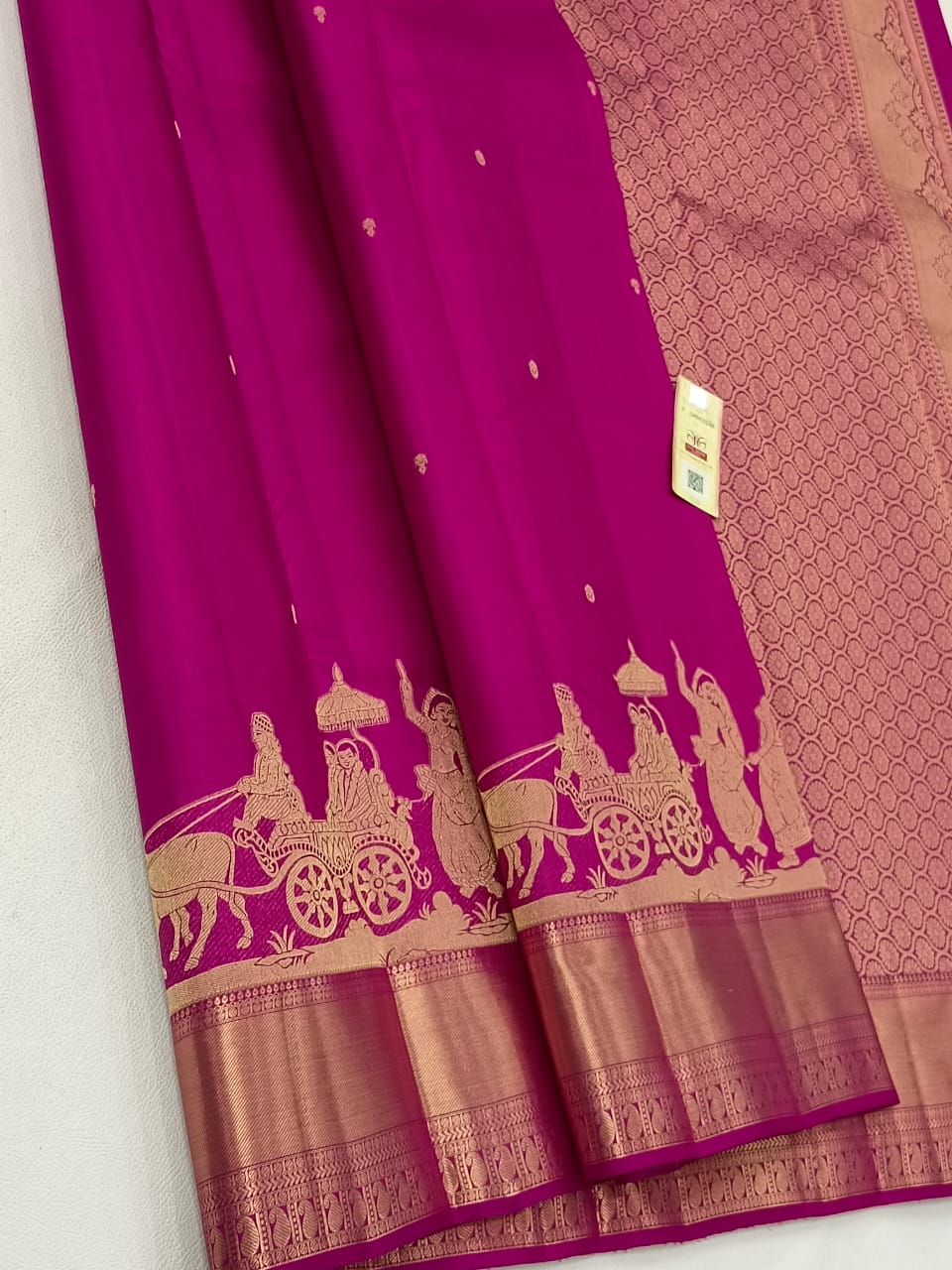 Premium Wedding Collections Kanchi Silk Saree kalyana oorvalam