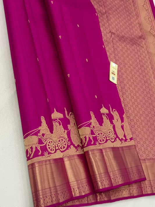 Kalyana Oorvalam Kanchi silk Sarees
