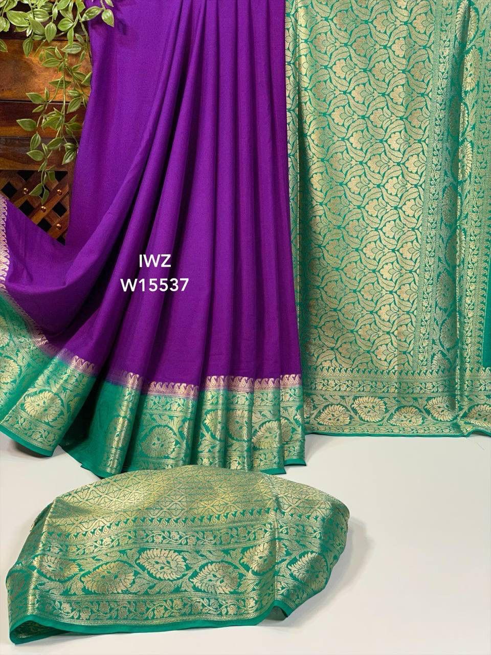 Semi Mysore Silk Sarees