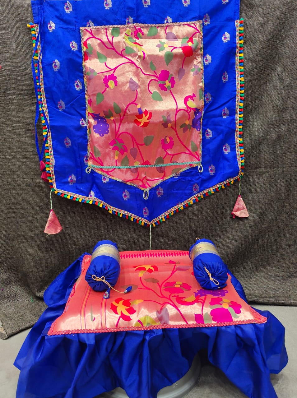 Ganpati Paithani Backdrops
