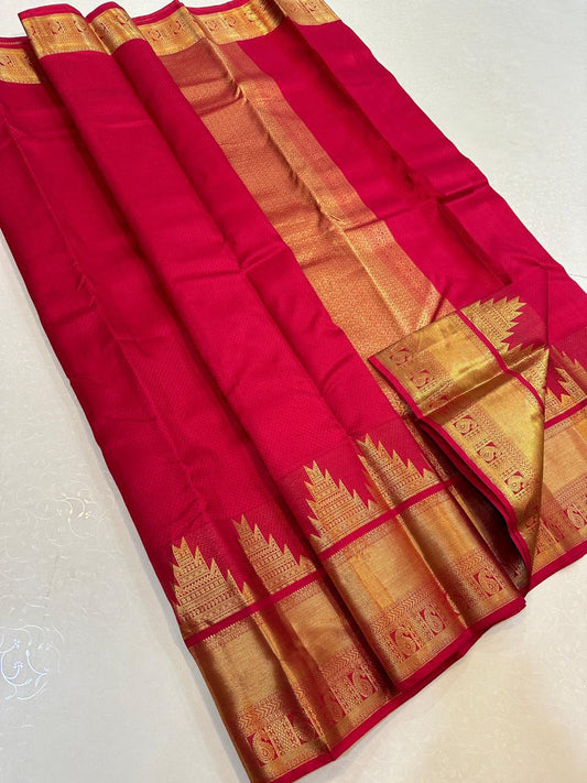 Temple Border Kanchi silk sarees