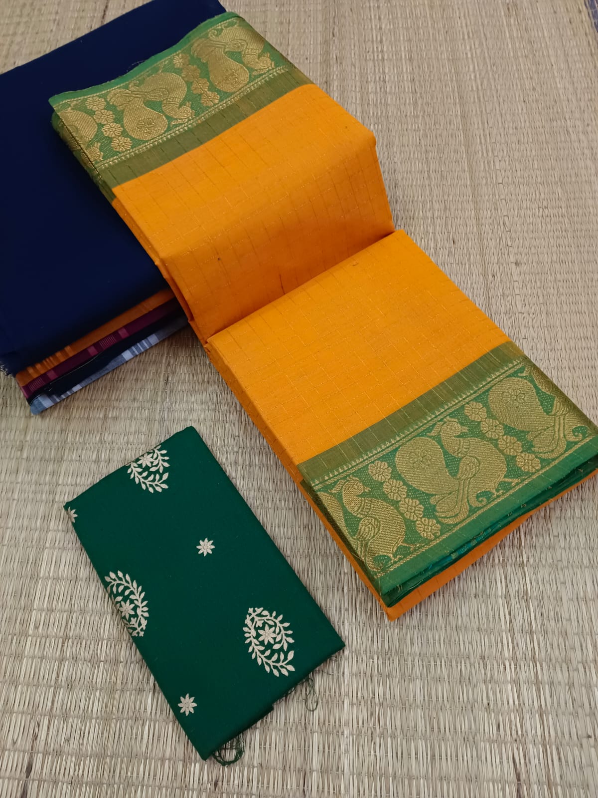 Kanchi Sungudi Cotton Sarees