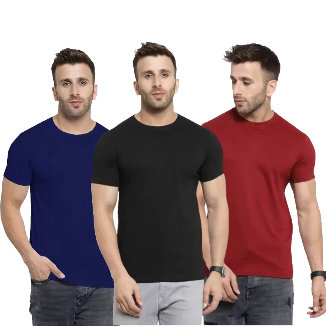 Men's Cotton Round Neck T-Shirt