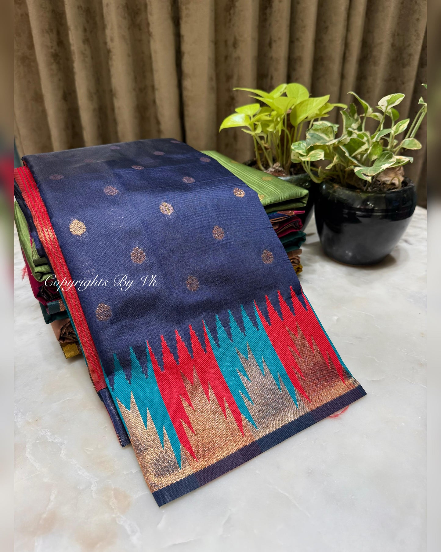 Madhuram Semi Silk Sarees