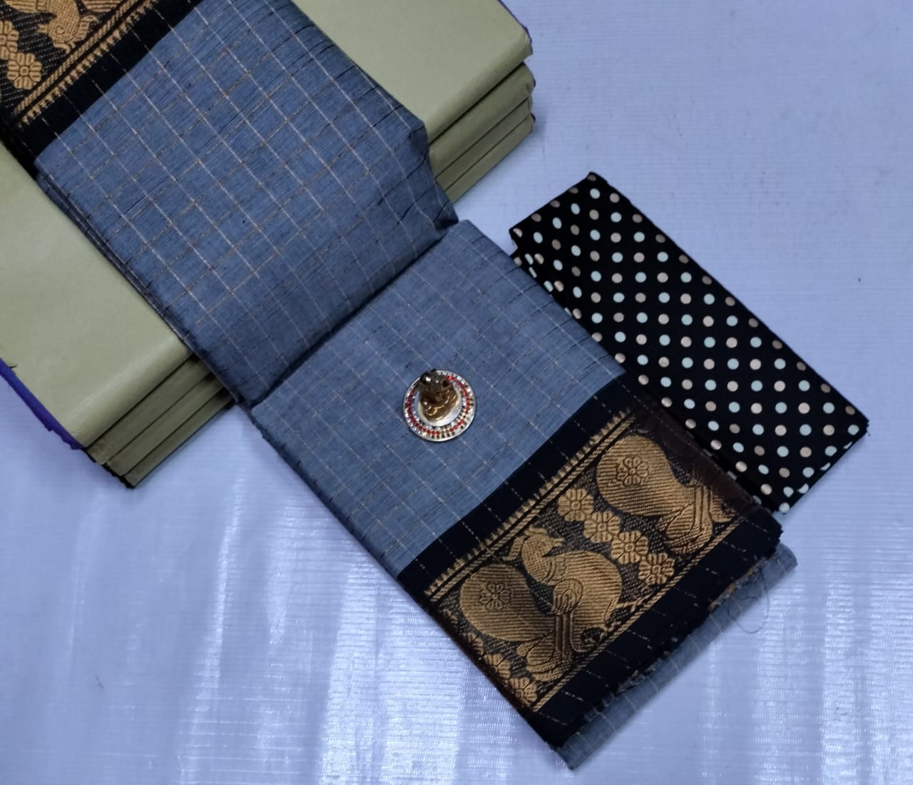 Kanchi Sungudi Cotton Sarees