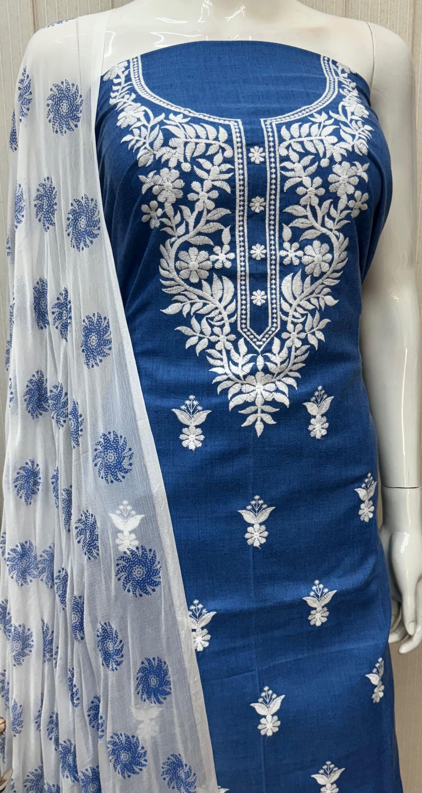 Denim cotton dress material