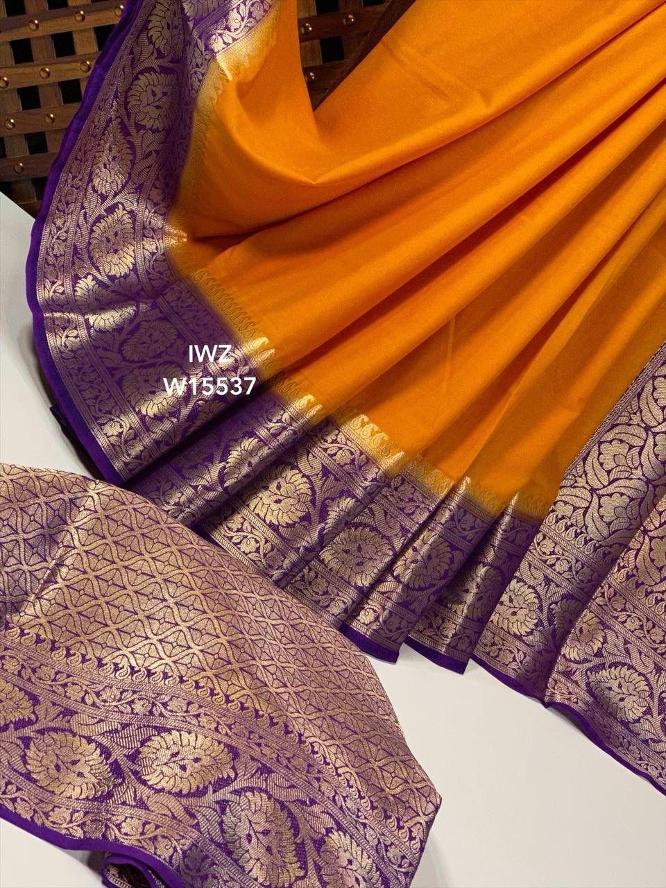 Semi Mysore Silk Sarees
