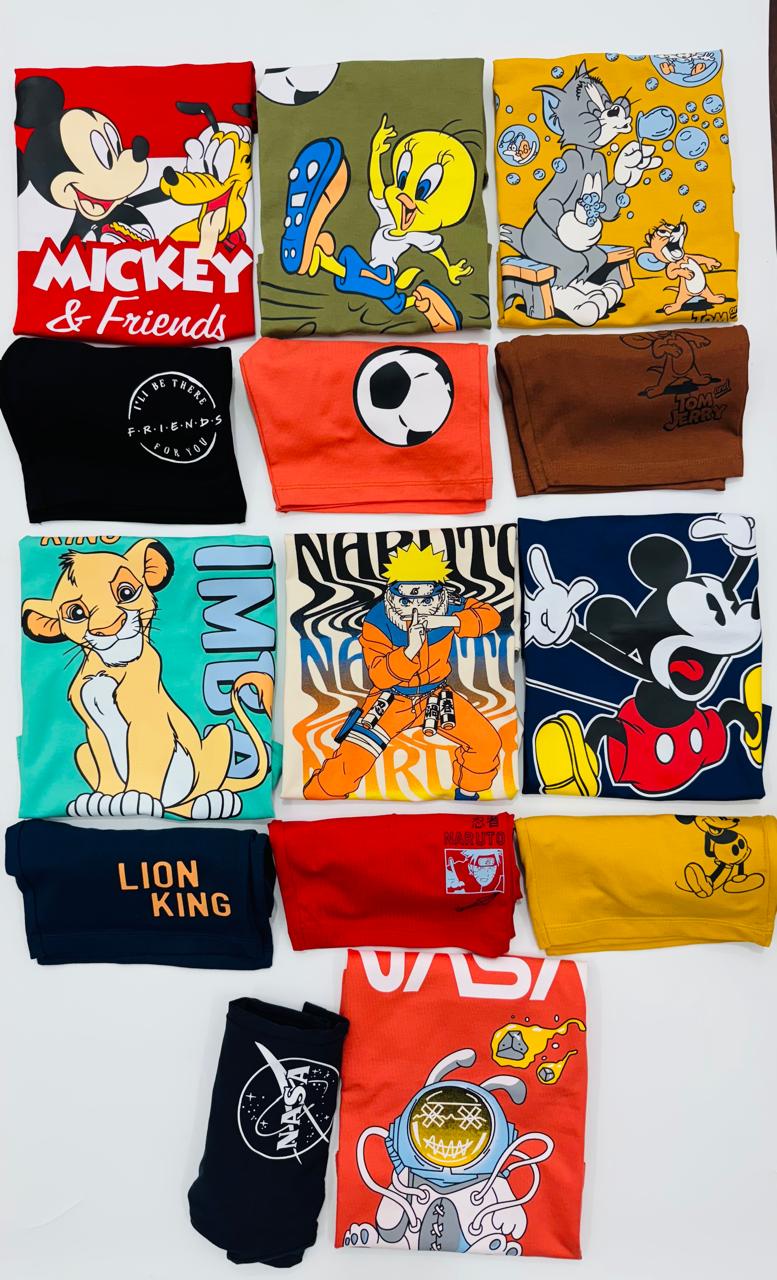 Boys Half Sleeve Cotton T Shirt and Shorts Sets