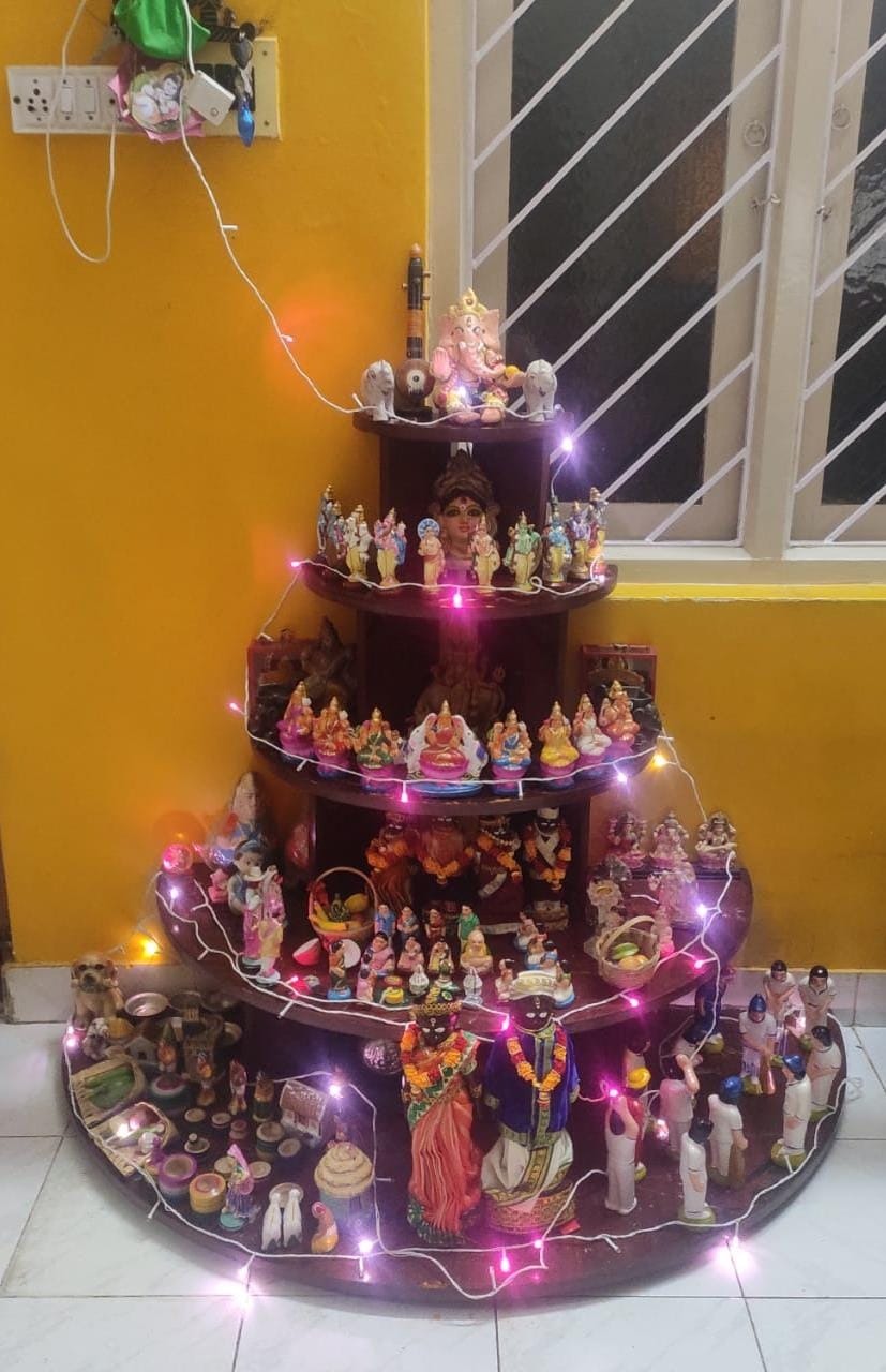 Semi Circular Golu steps