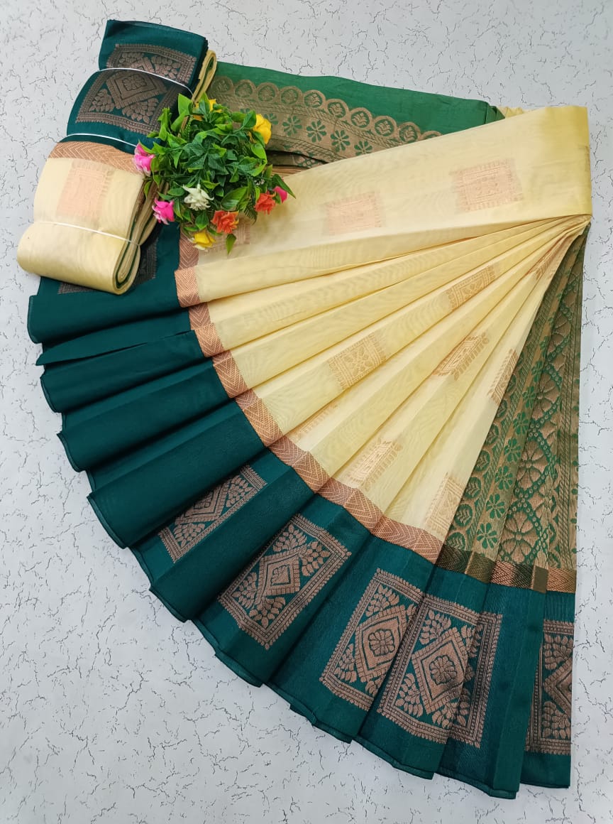 Korvai Silk Cotton Saree