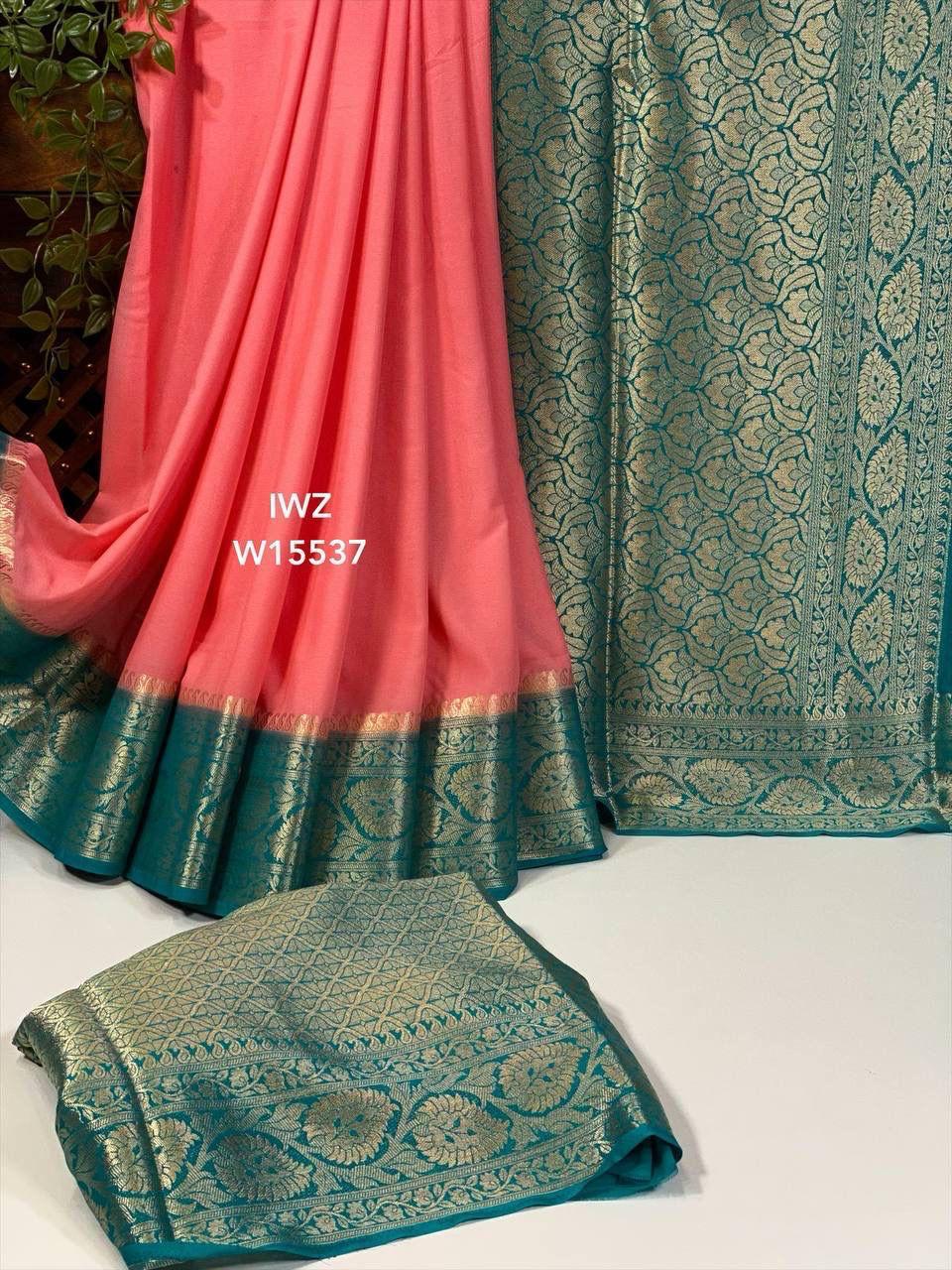 Semi Mysore Silk Sarees