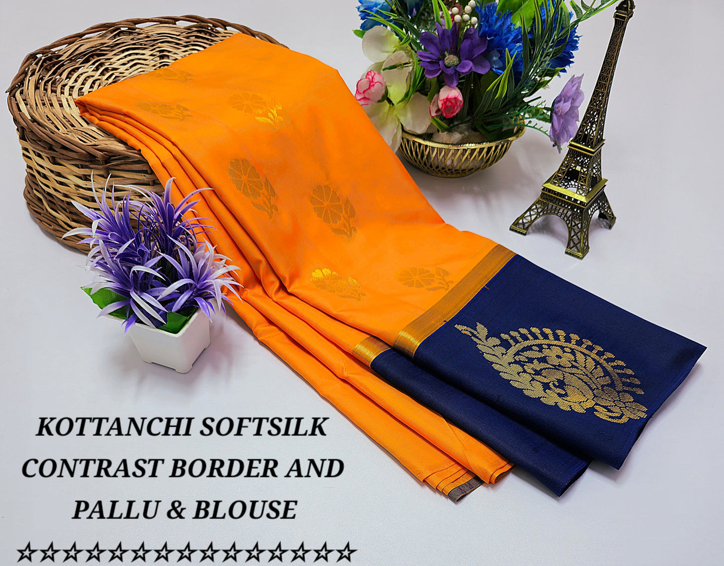 Semi Silk Embossed Sarees
