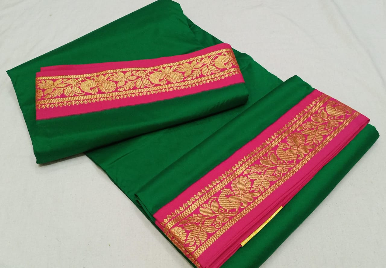 Madisar 10.5 yards Semi Silk Sarees