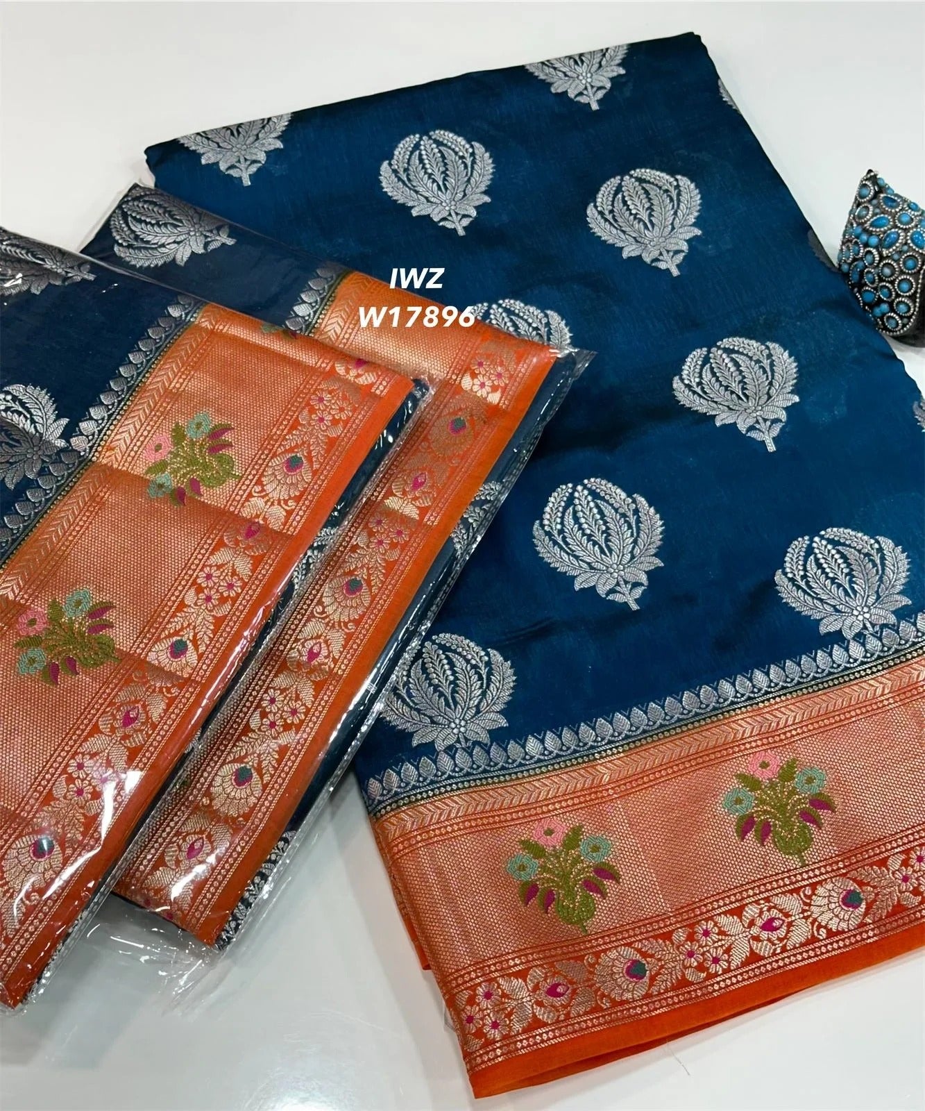 Semi Dupion Sarees