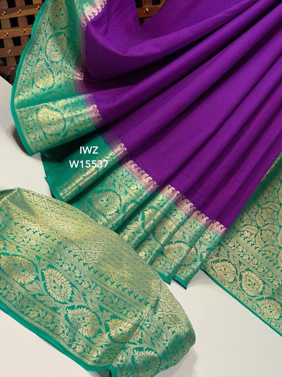 Semi Mysore Silk Sarees