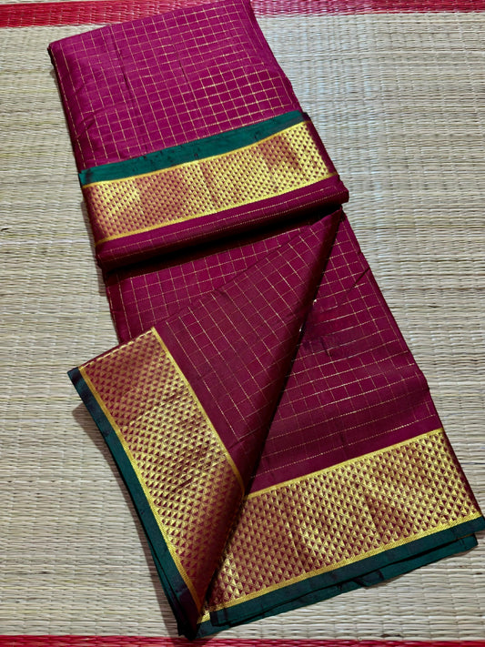 Vairavoosi Madisar Pure Kanchi Silk Sarees
