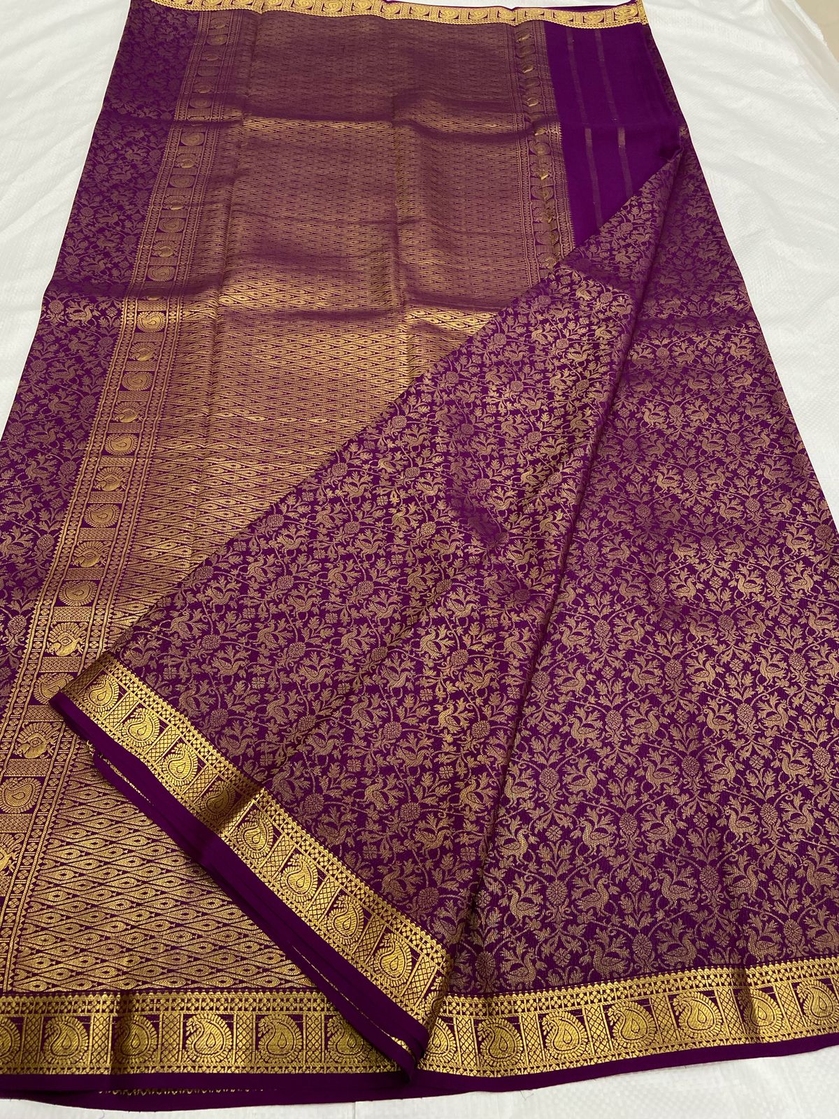 Brocade Pure Mysore Silk Sarees