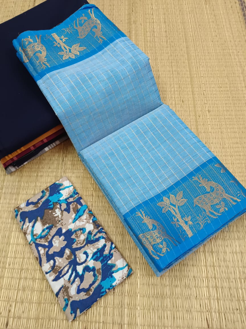 Kanchi Sungudi Cotton Sarees