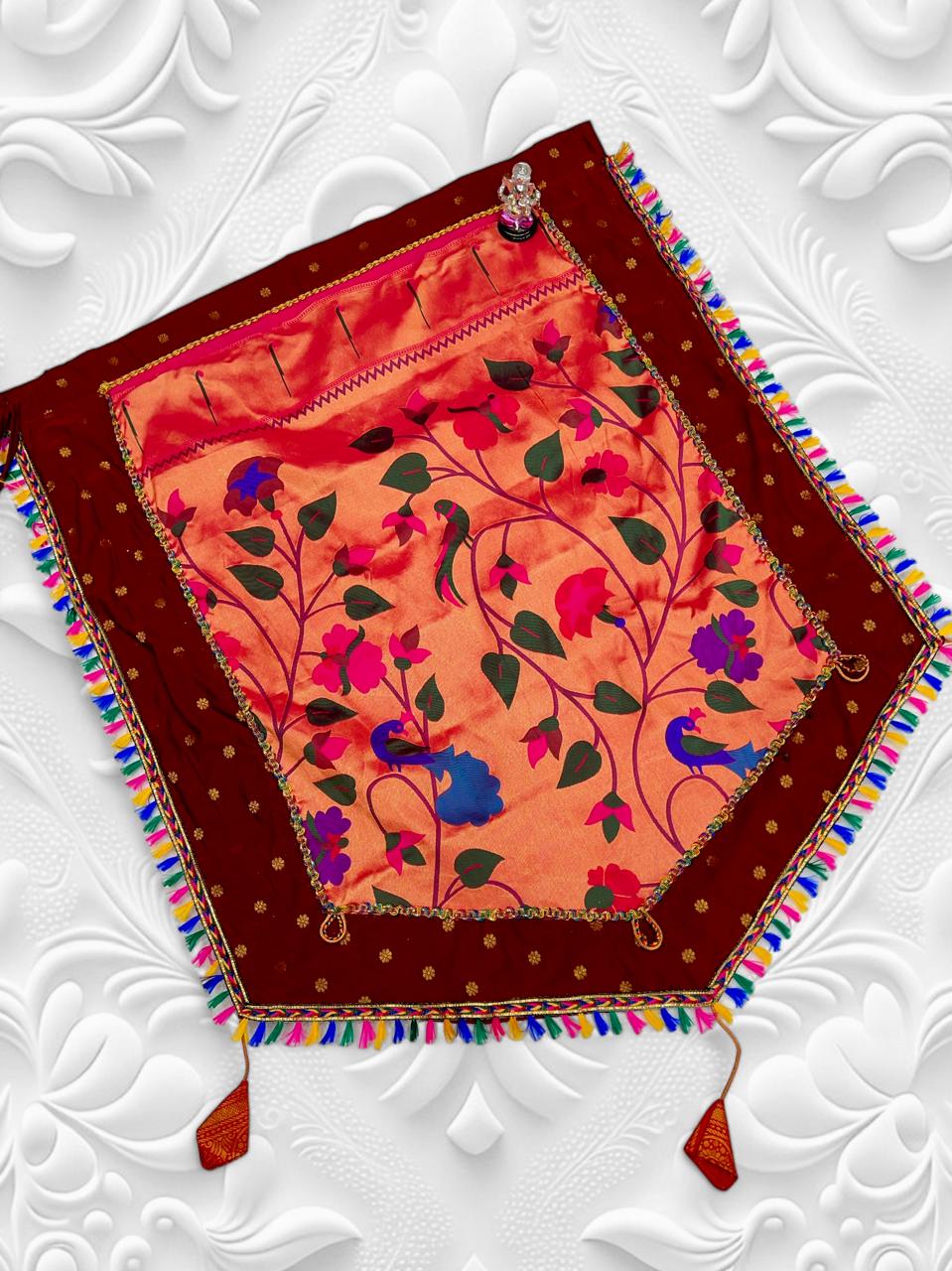 Ganpati Paithani Backdrops