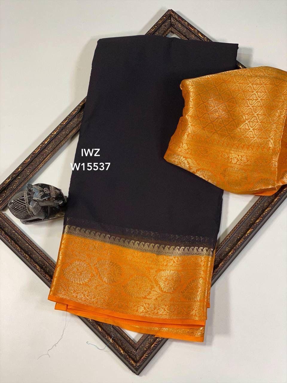 Semi Mysore Silk Sarees