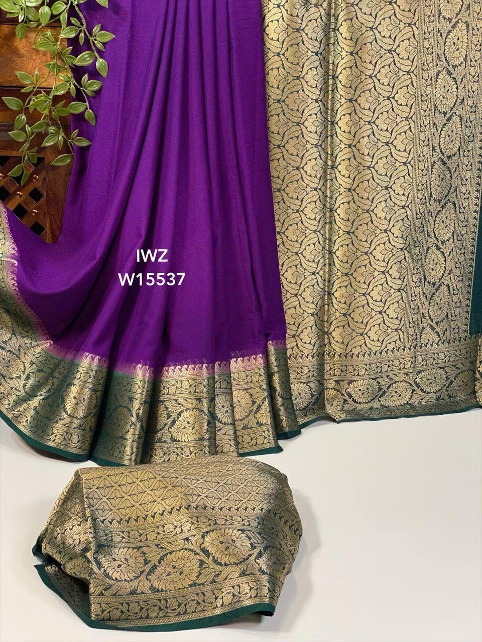Semi Mysore Silk Sarees