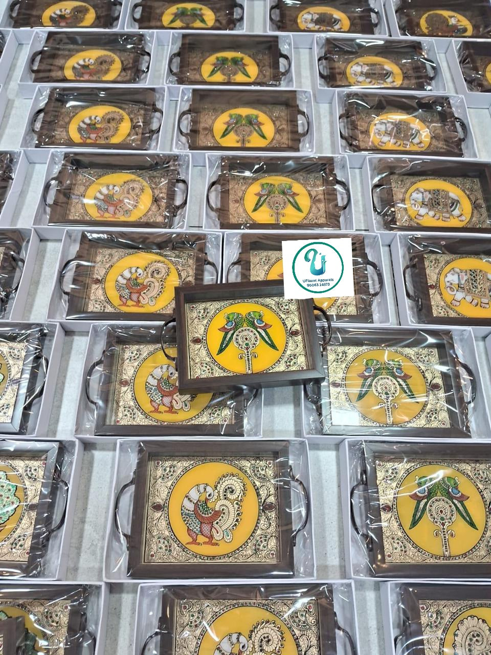 Reverse Acrylic Painting Trays