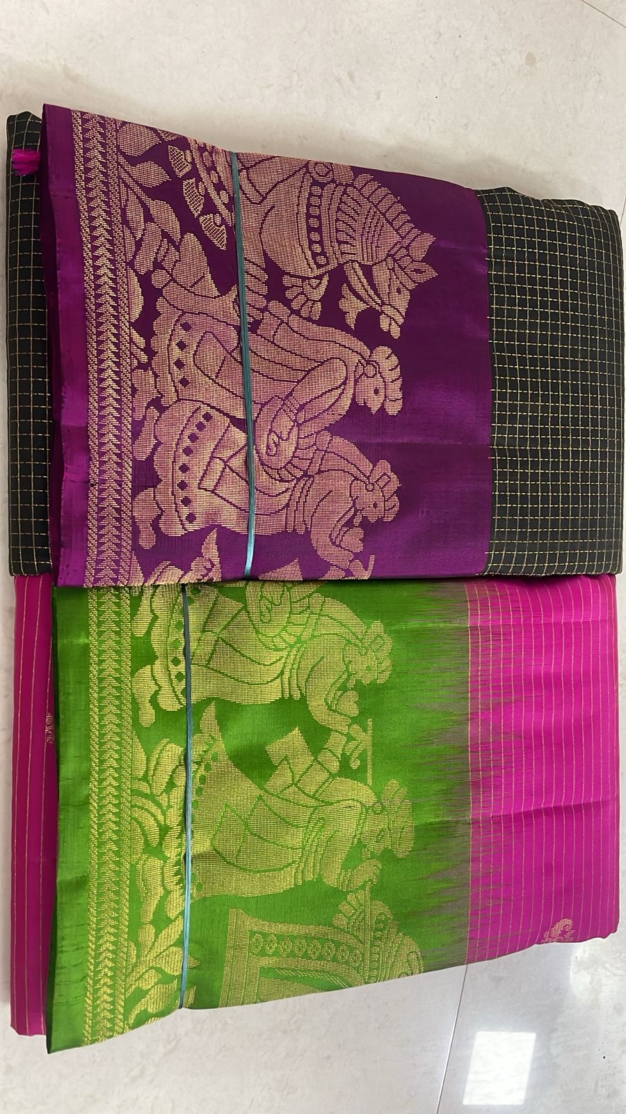 Kalyana Oorvalam Kanchi silk Sarees