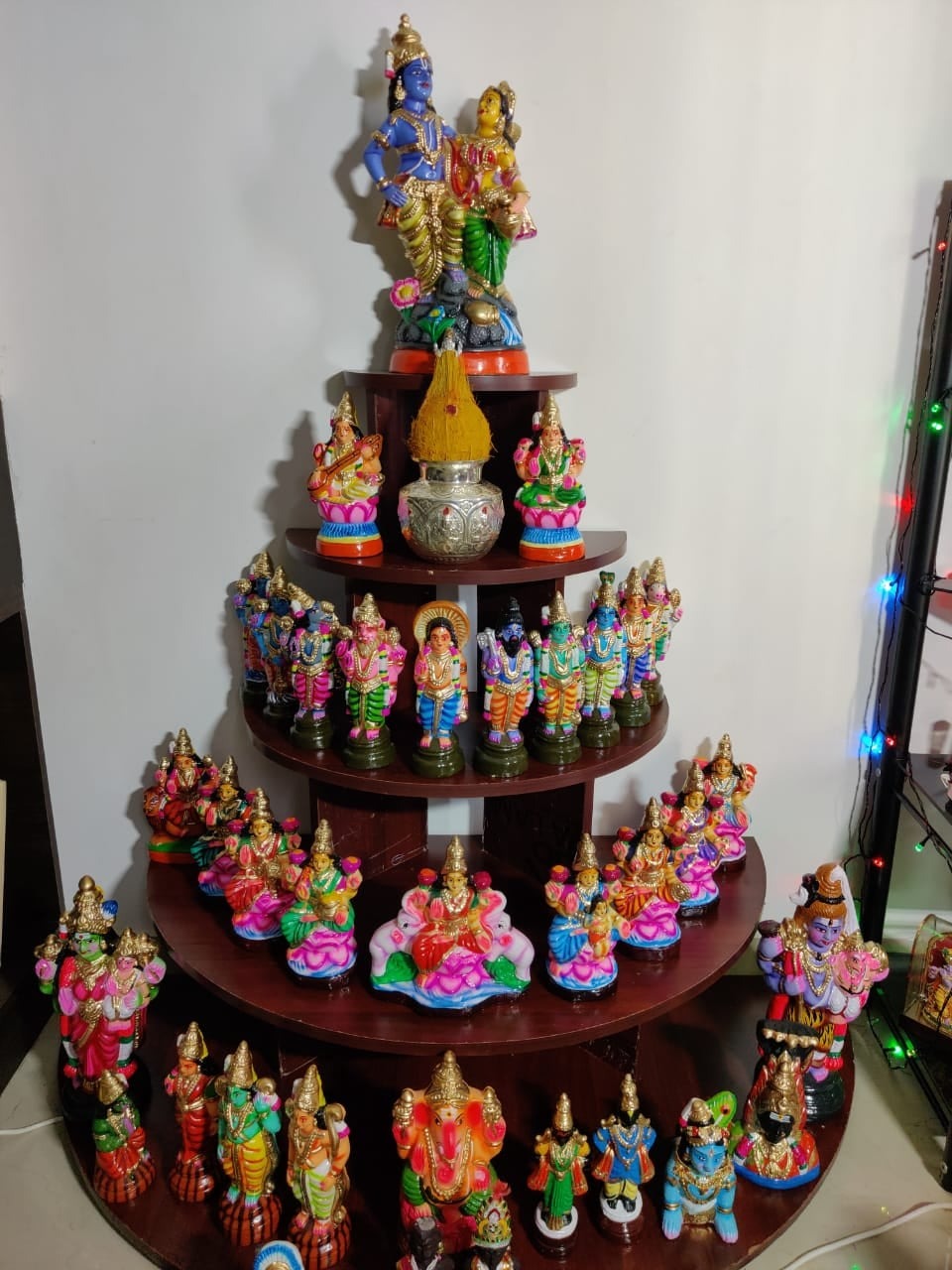 Semi Circular Golu steps
