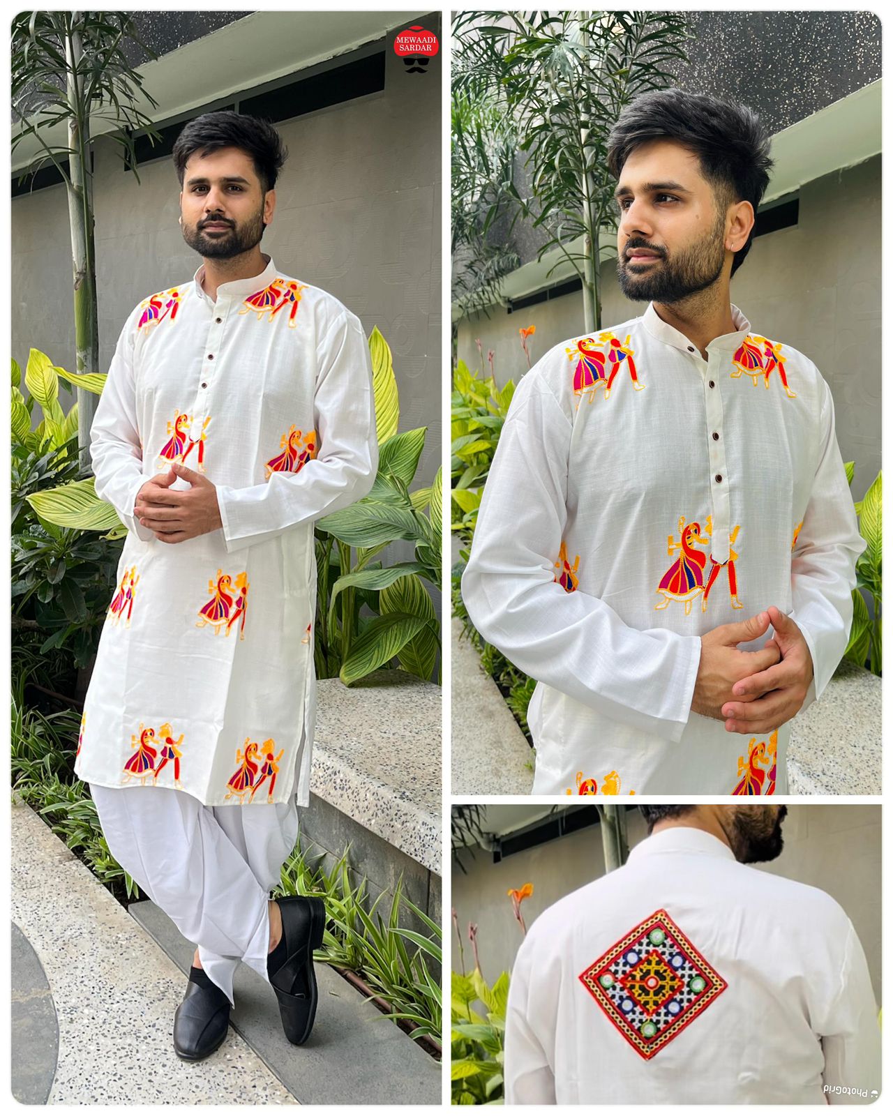 Men's Cotton Kurta with Dhoti