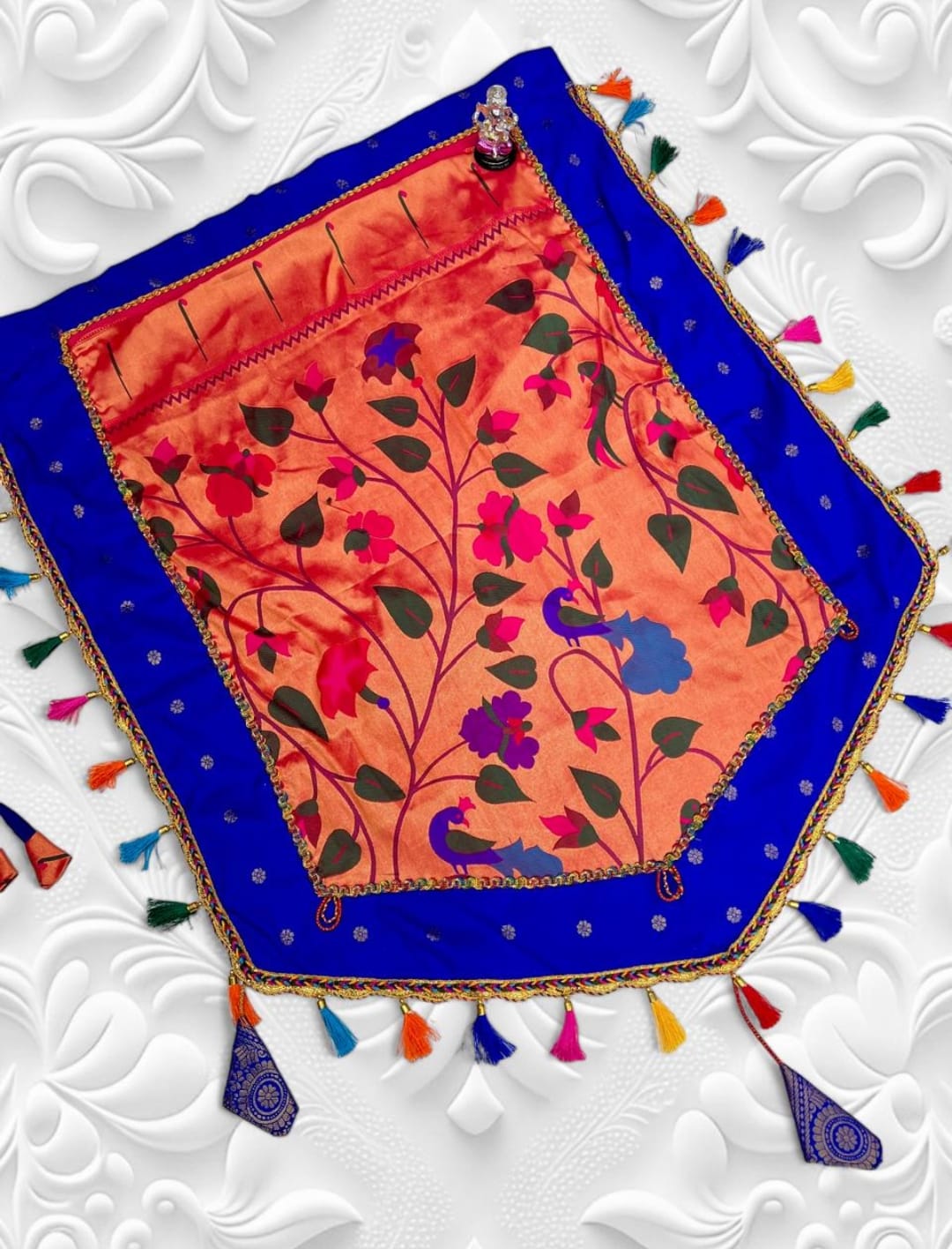 Ganpati Paithani Backdrops