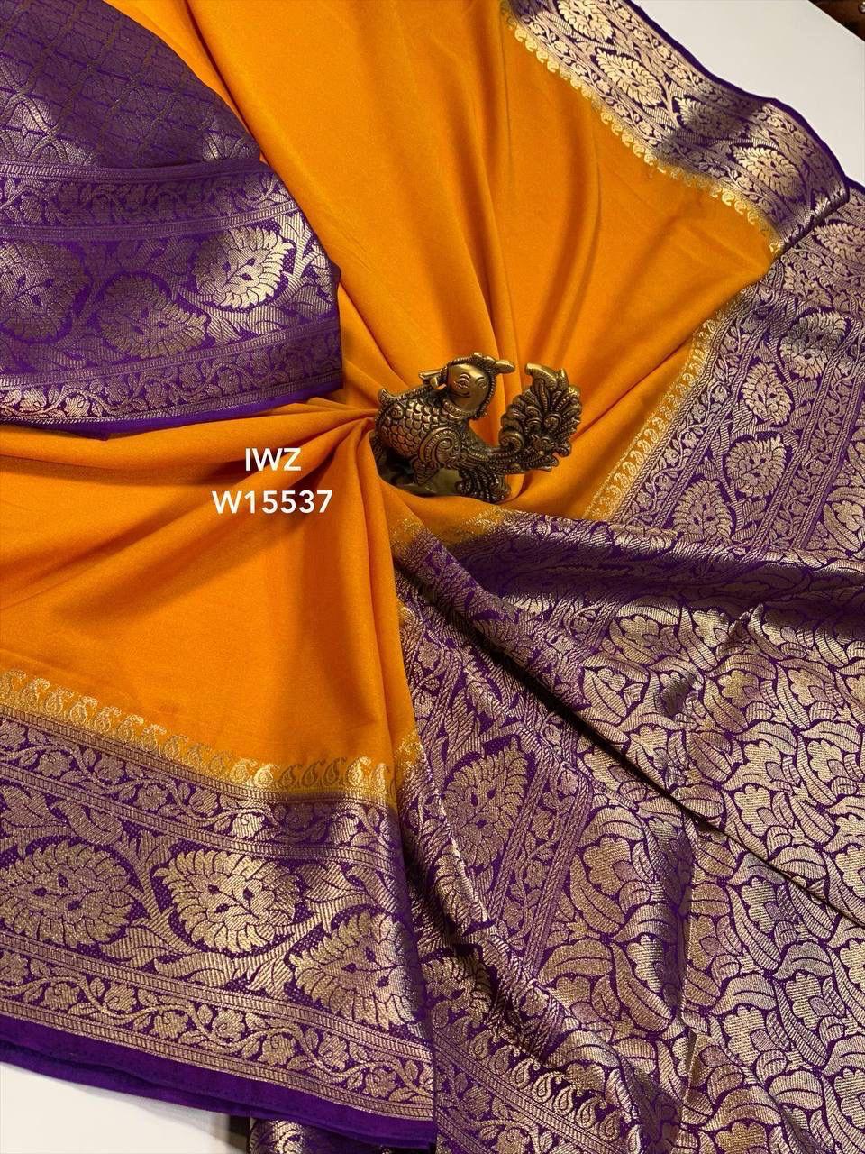 Semi Mysore Silk Sarees