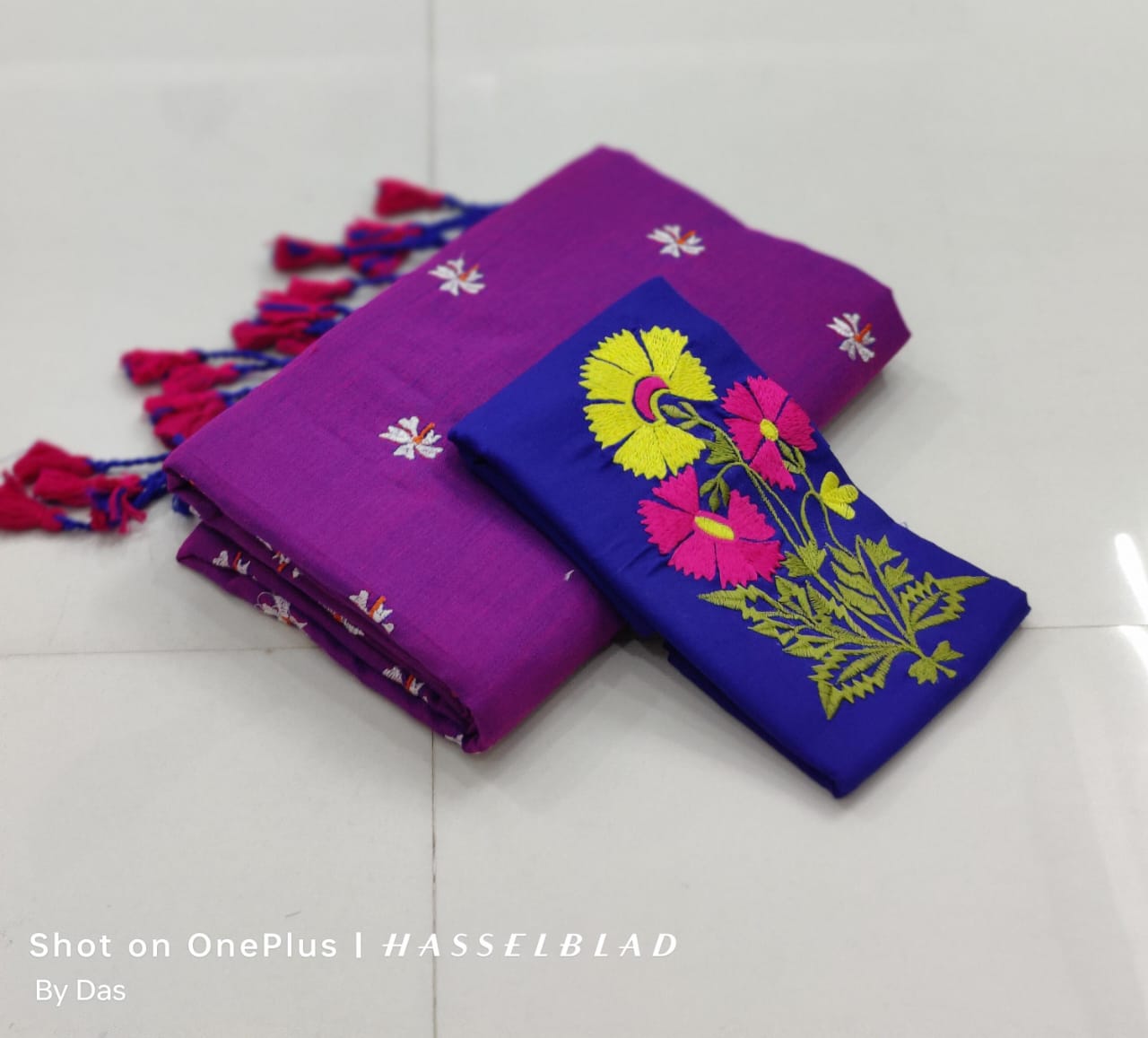 Khadi Cotton Shiuli Sarees