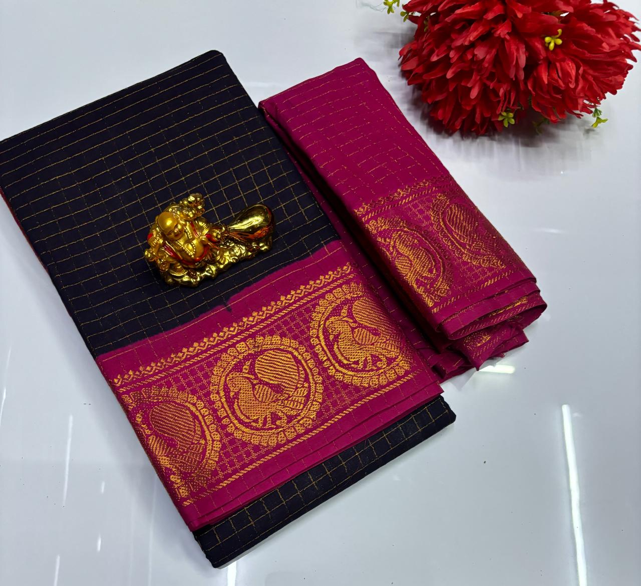 Kanchi Sungudi Cotton Sarees