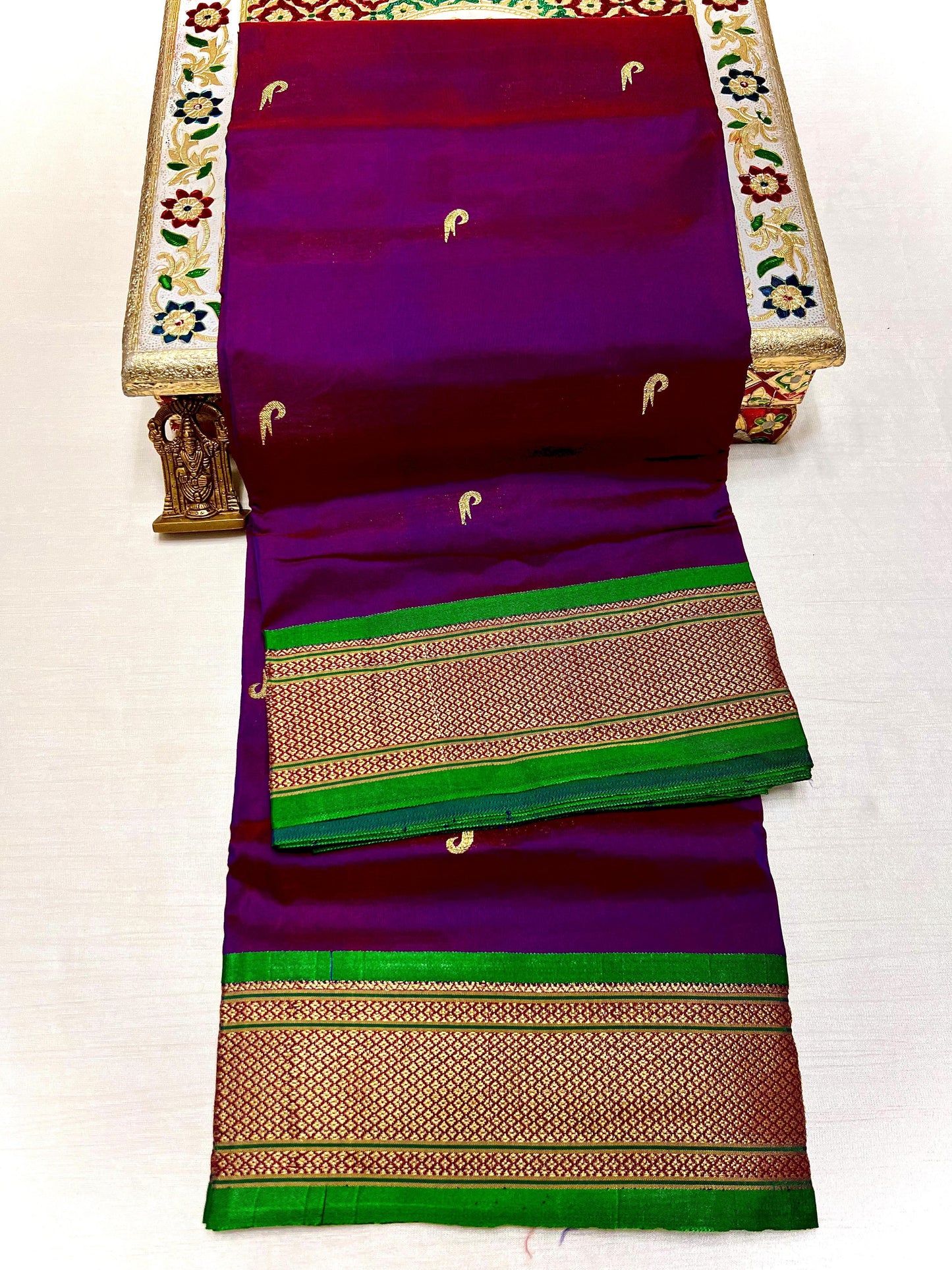 Kadiyal Paithani Silk Sarees