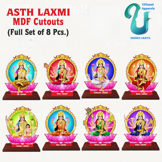 Ashtalakshmi Magnets, Cutouts & Diya Stands