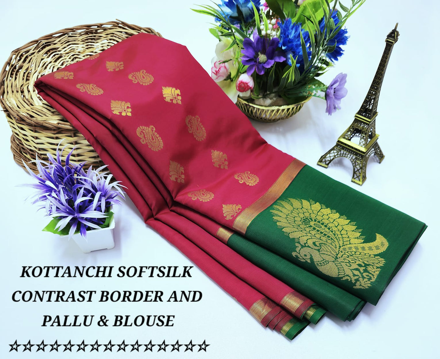 Semi Silk Embossed Sarees
