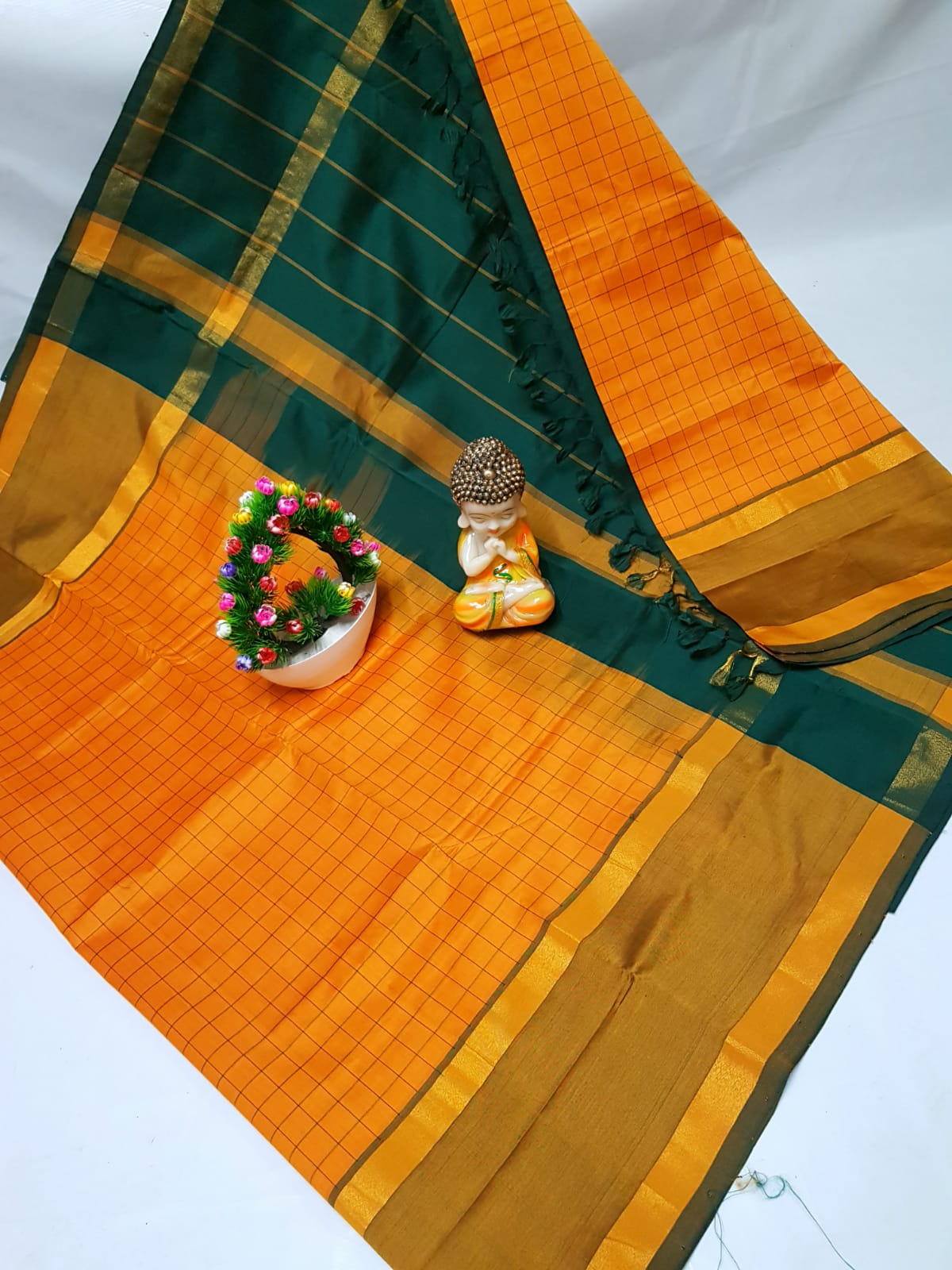 Uppada Mahanati checks sarees