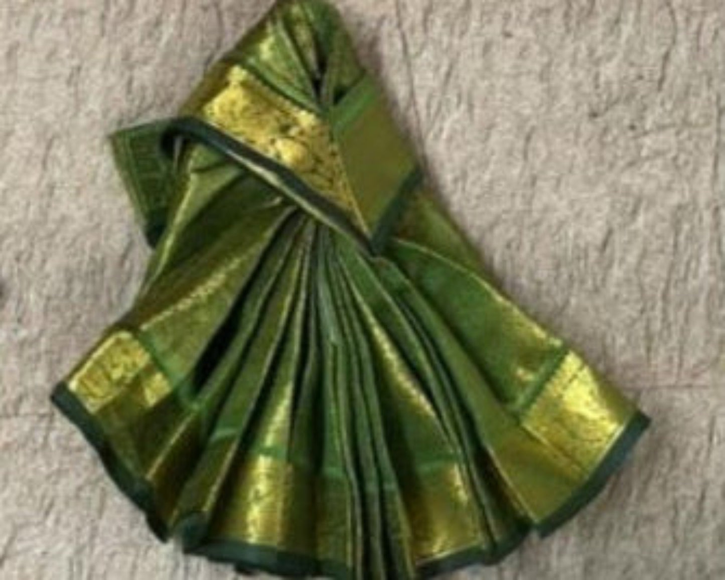 Green Color VaraMahalakshmi Kalash Readymade Silk Saree