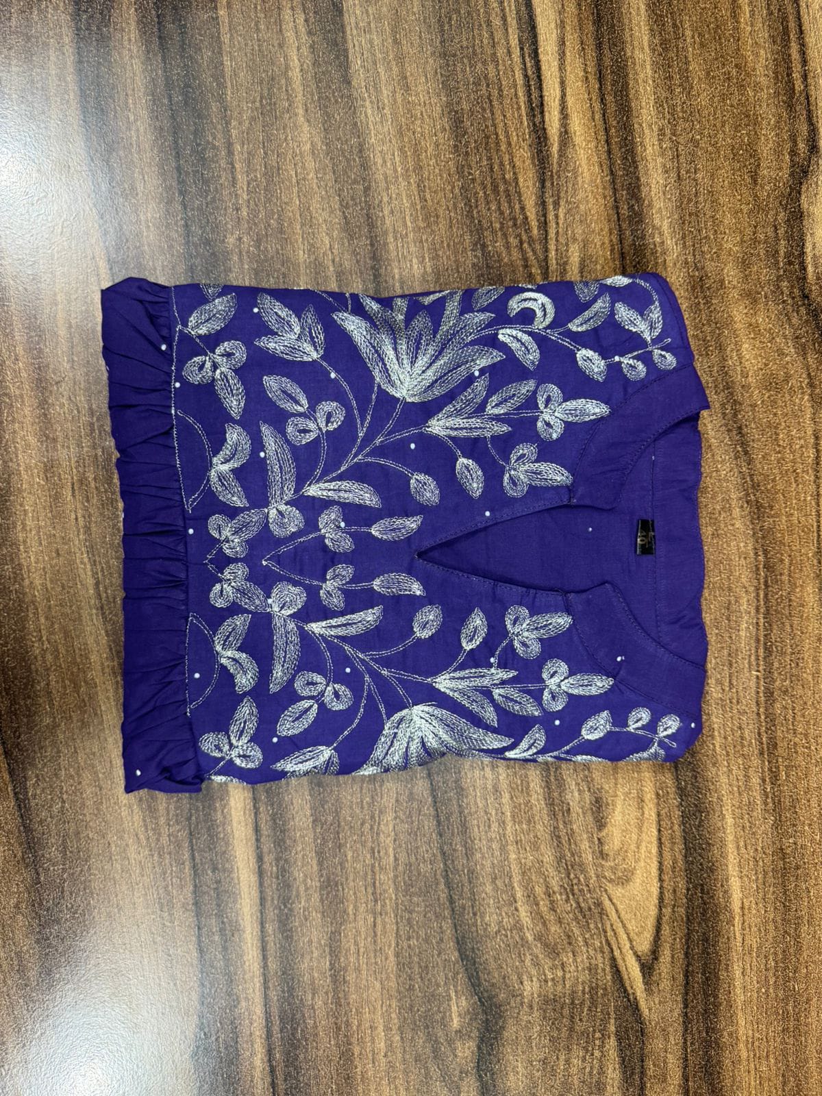 Rayon Embroidery Anarkali Kurti Sets