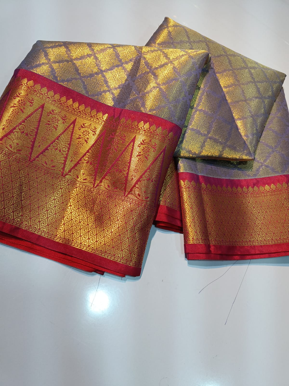 Banarasi Kanjivaram Zari Tanchui Saree