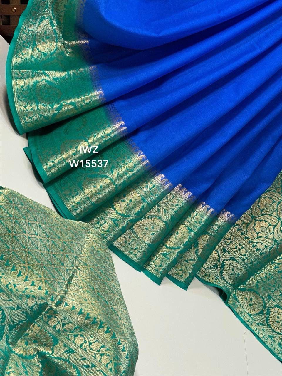 Semi Mysore Silk Sarees