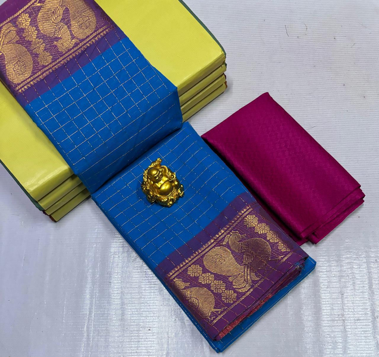 Kanchi Sungudi Cotton Sarees