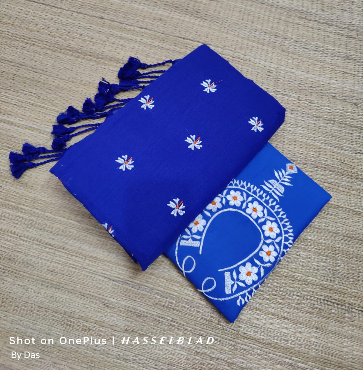 Khadi Cotton Shiuli Sarees