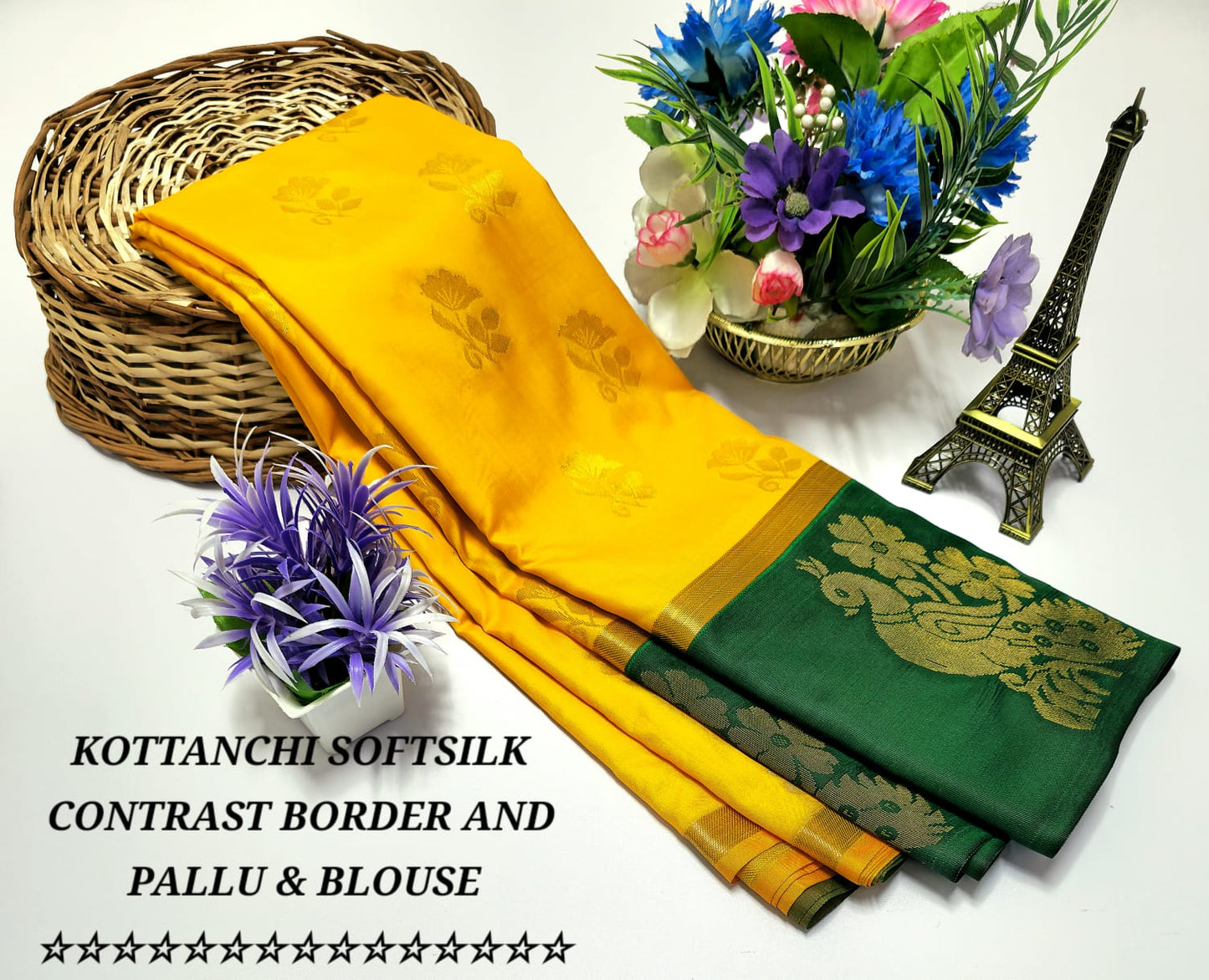 Semi Silk Embossed Sarees