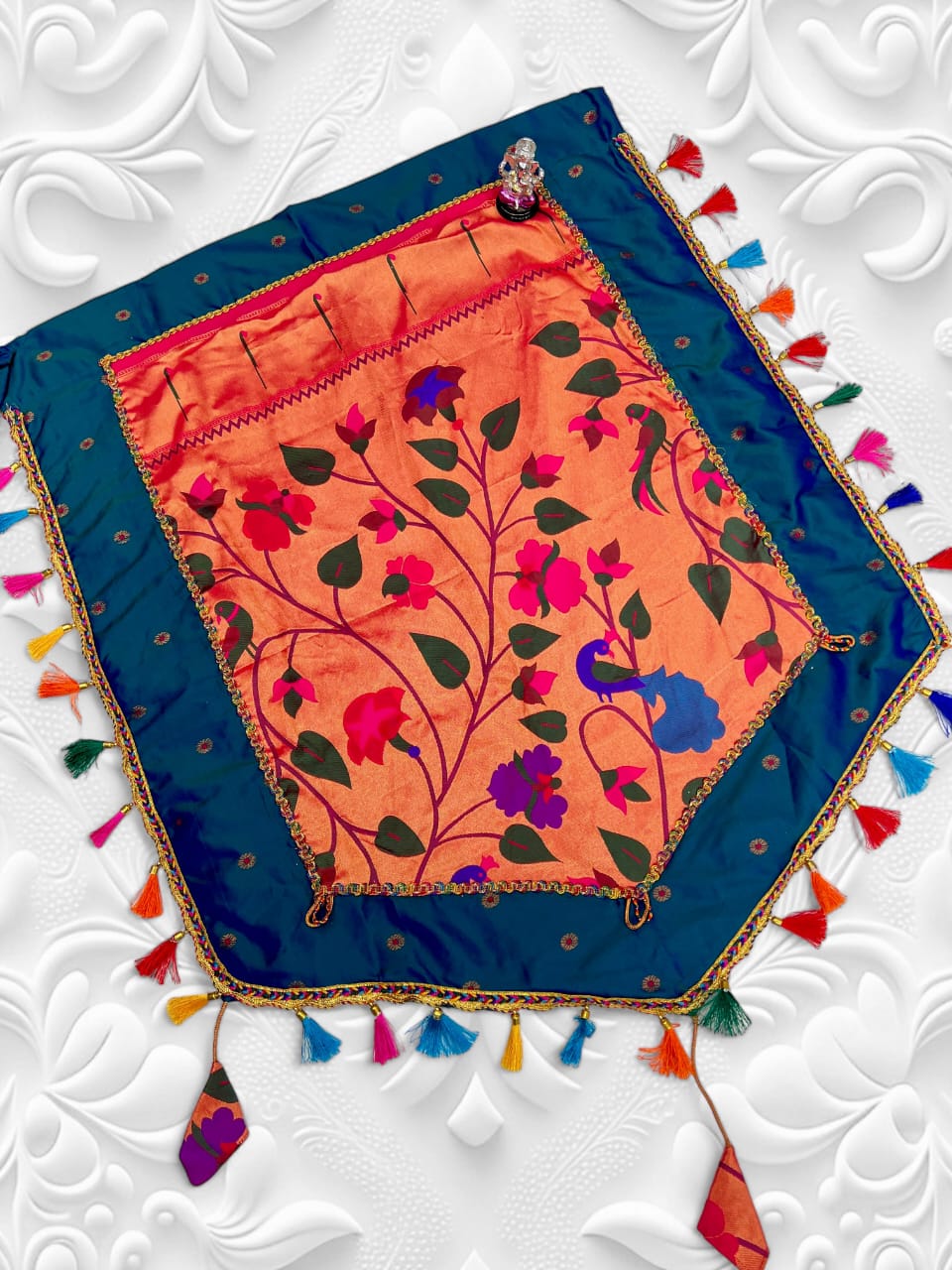 Ganpati Paithani Backdrops