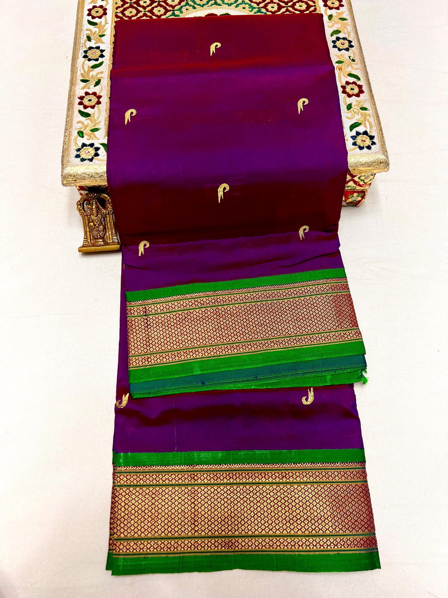 Kadiyal Paithani Silk Sarees