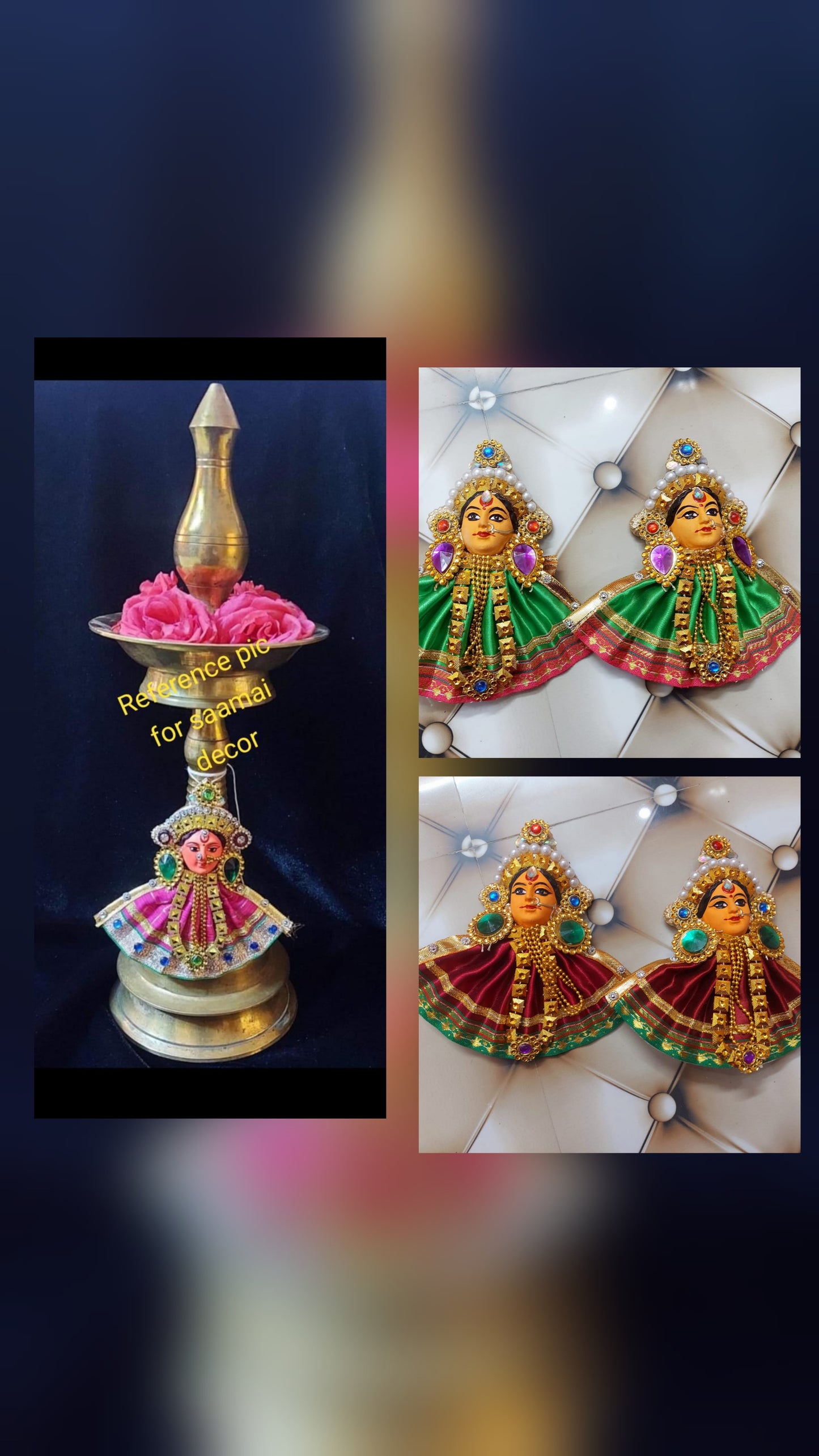Kuthuvillaku Decor Piece In pair