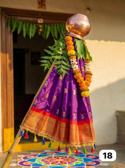 Gudi Vastra Paithani Silk